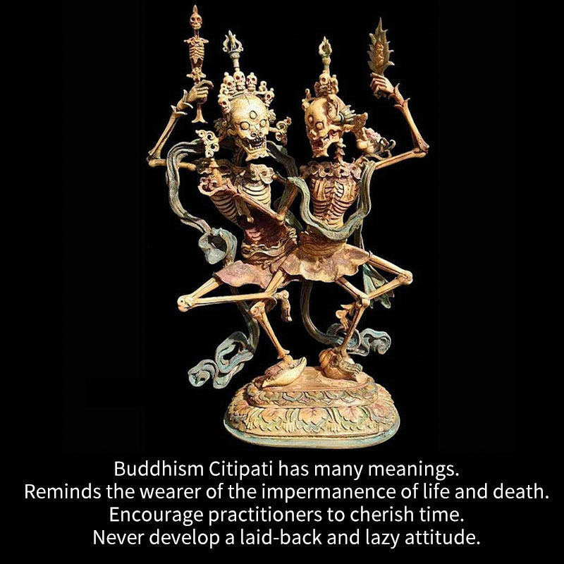 Tibetan The Lord Of The Corpse Forest Design Tee T-shirt