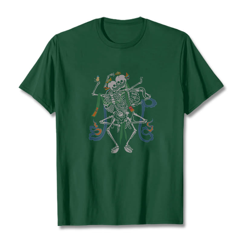 Tibetan The Lord Of The Corpse Forest Design Tee T-shirt
