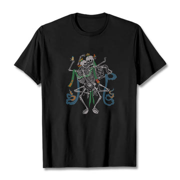 Tibetan The Lord Of The Corpse Forest Design Tee T-shirt