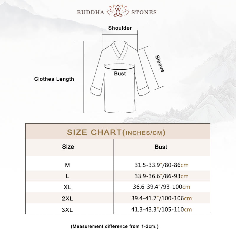 Meditation Prayer V-neck Design Cotton Linen Spiritual Zen Practice Yoga Clothing Men's Set