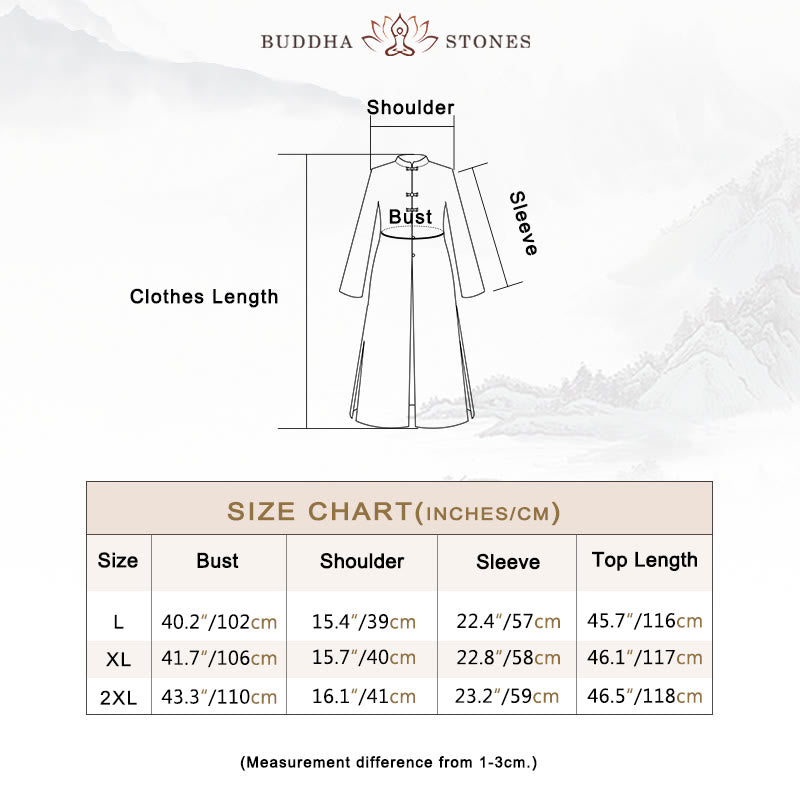 2Pcs Chinese Frog Button Design Zen Tai Chi Meditation Clothing Cotton Linen Top Pants Women's Set