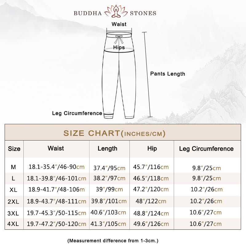 Breathable Cotton Linen Frog Button Men's Meditation Set