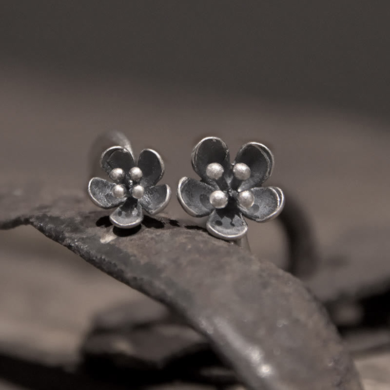 925 Sterling Silver Open Floral Ring for Growth and Renewal