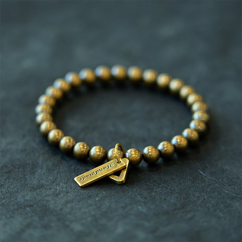 Copper Beads Balance Bracelet