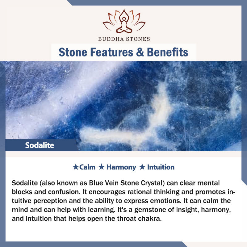 Triple Stone Sodalite Hematite and Blue Aventurine Beaded Energy Bracelet