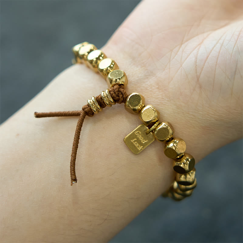 Copper String Good Luck Self Care Bracelet
