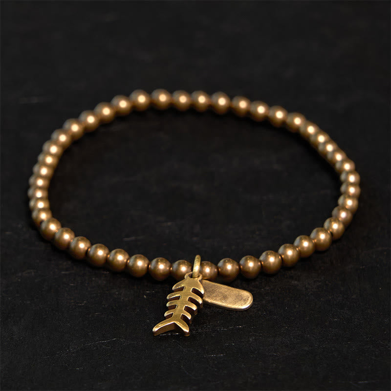 Copper Fish Bone Healing Bracelet