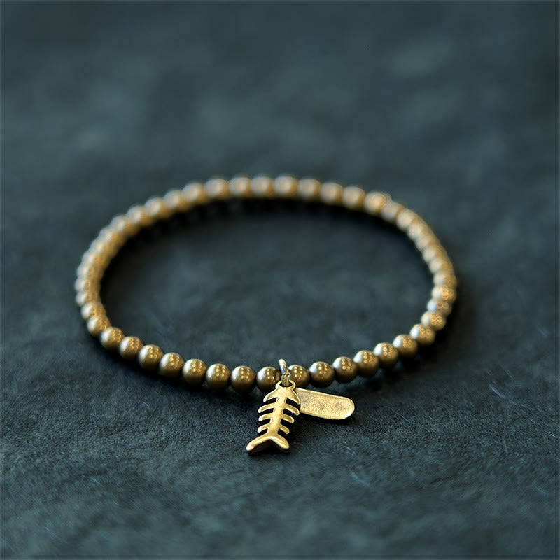 Copper Fish Bone Healing Bracelet
