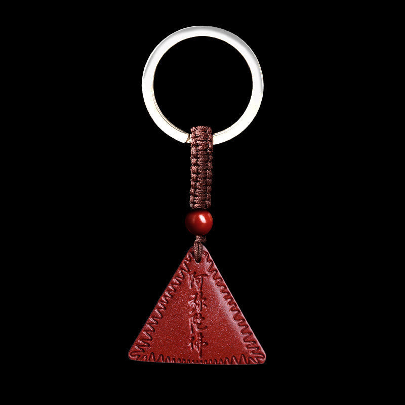Cinnabar Amitabha Calm Necklace Pendant