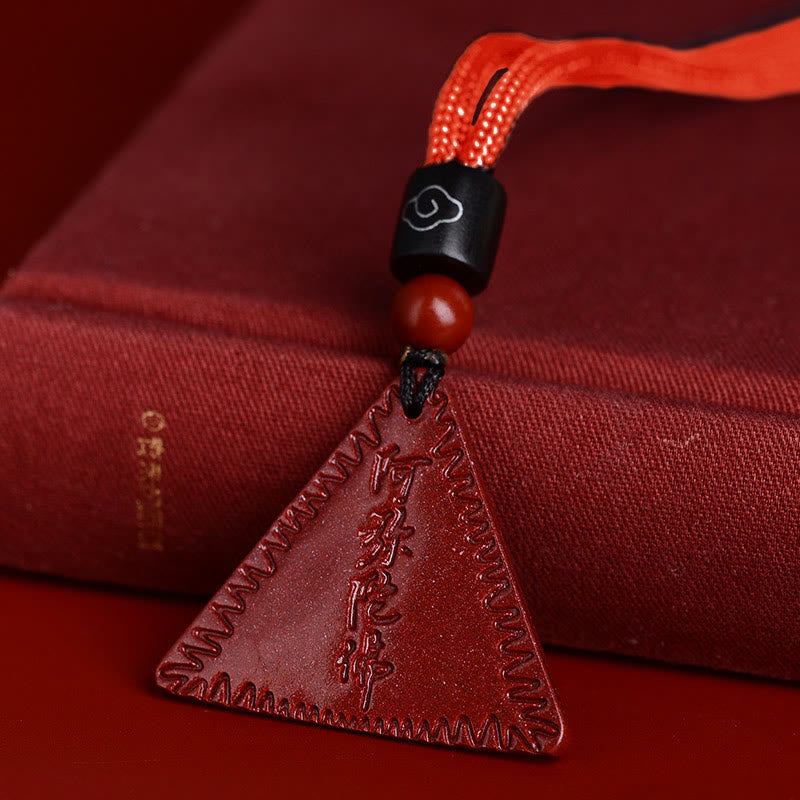 Cinnabar Amitabha Calm Necklace Pendant