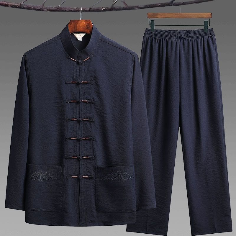 Smooth Breathable Frog Button Meditation Set