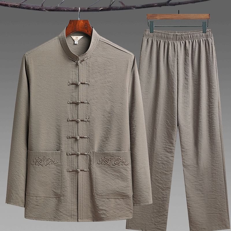 Smooth Breathable Frog Button Meditation Set
