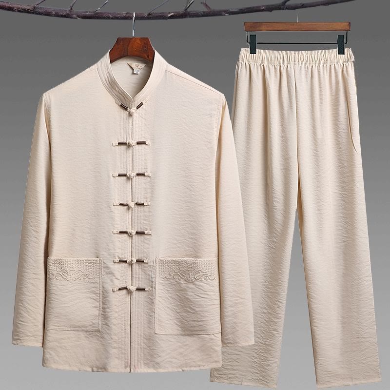 Smooth Breathable Frog Button Meditation Set