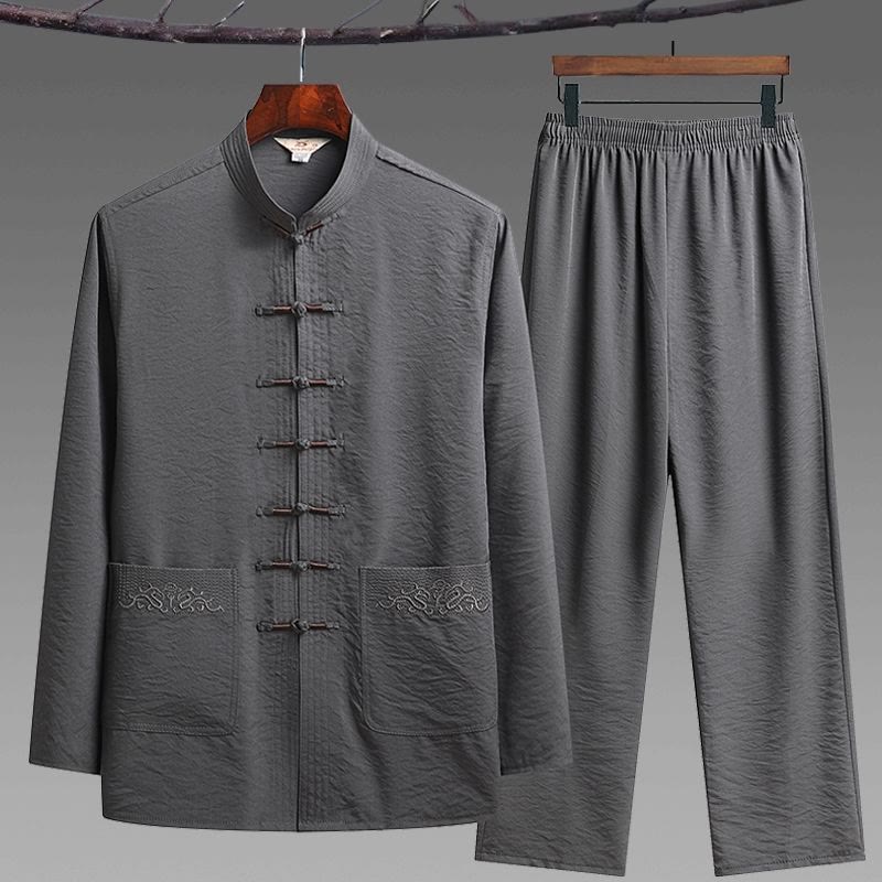 Smooth Breathable Frog Button Meditation Set