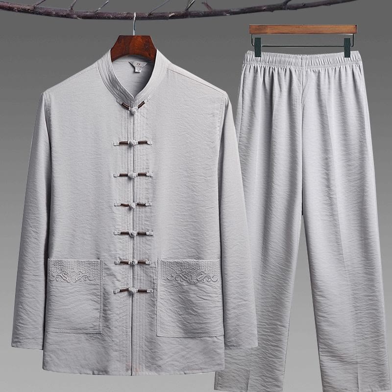 Smooth Breathable Frog Button Meditation Set