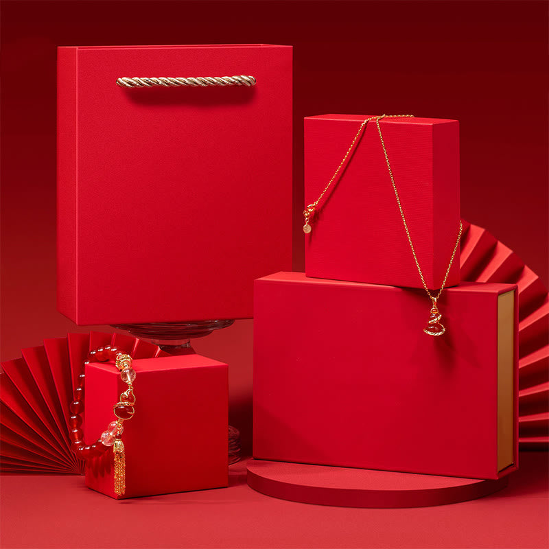 Red Agate Year Of The Snake Gourd Luck Bracelet Necklace Pendant (Extra 30% Off | USE CODE: FS30)