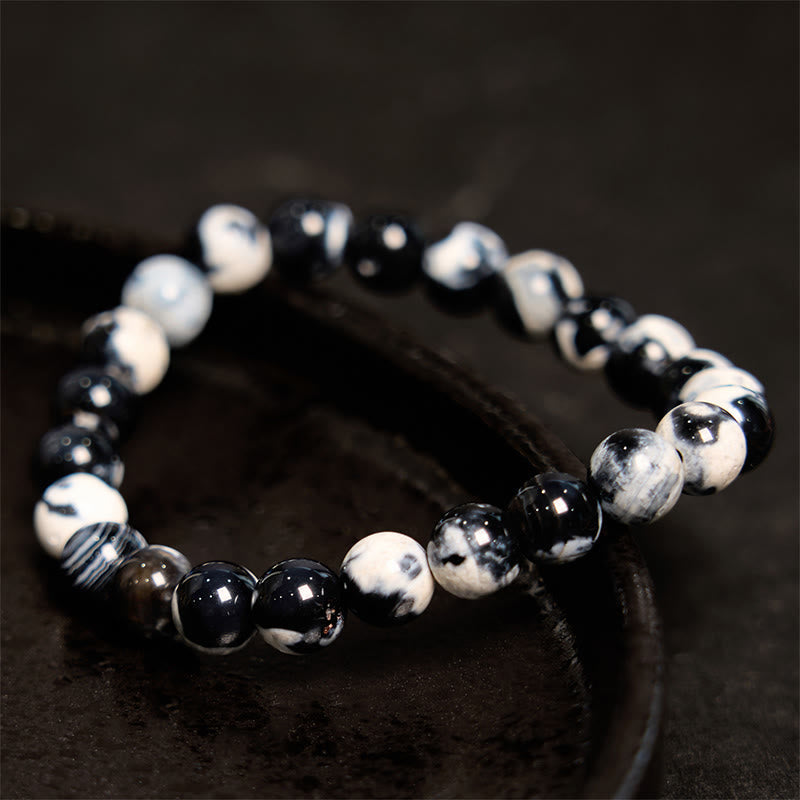 Orca Agate Protection Bracelet