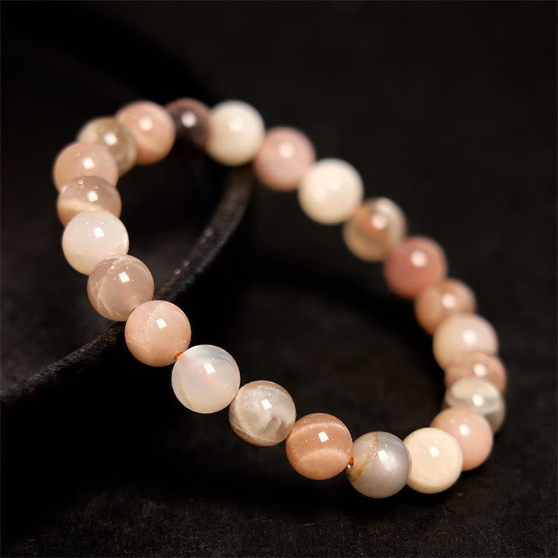 Peach Moonstone Healing Bracelet