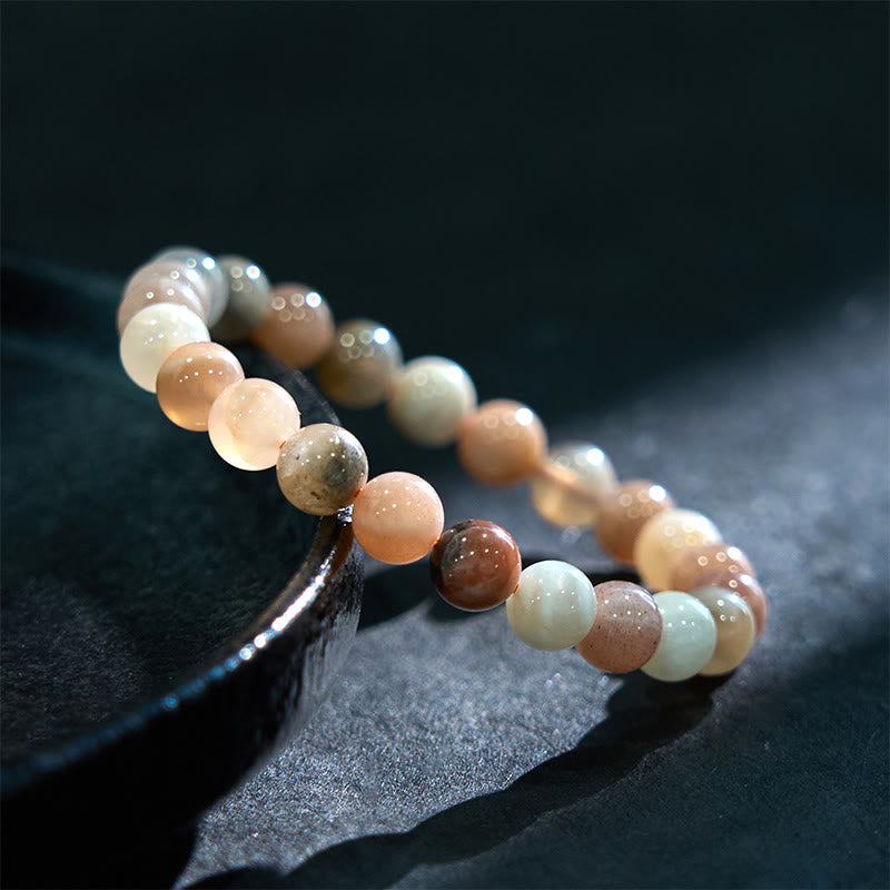 Peach Moonstone Healing Bracelet
