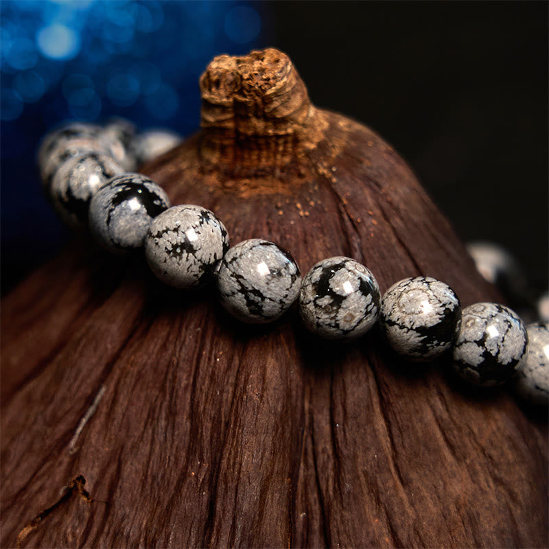 Snowflake Obsidian Balance Bracelet