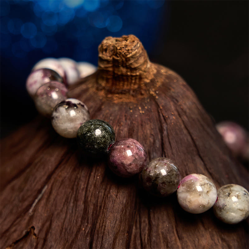 Plum Blossom Tourmaline Balance Bracelet