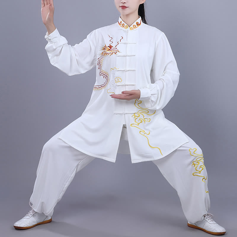 Breathable Cotton Frog-Button Qigong Meditation Suit Set