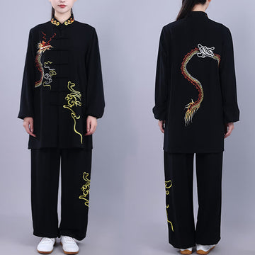 Breathable Cotton Frog-Button Qigong Meditation Suit Set