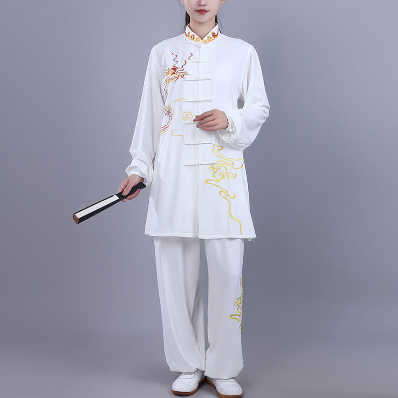 Breathable Cotton Frog-Button Qigong Meditation Suit Set