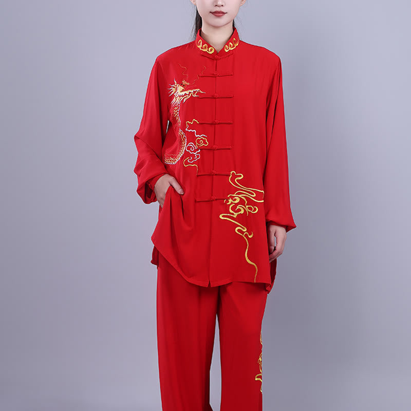 Breathable Cotton Frog-Button Qigong Meditation Suit Set