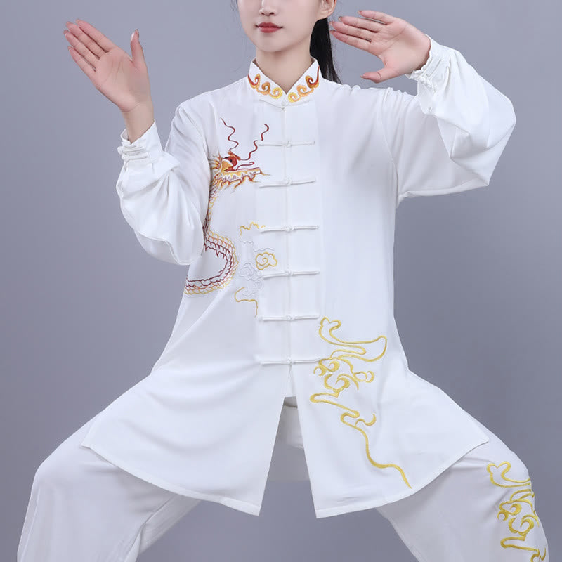 Breathable Cotton Frog-Button Qigong Meditation Suit Set