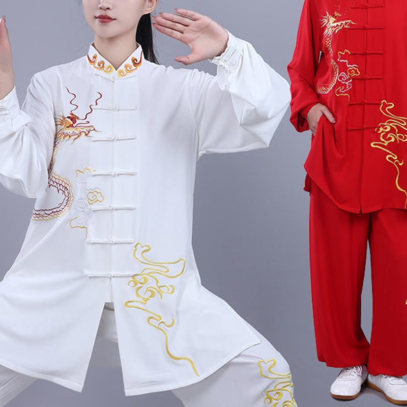 Breathable Cotton Frog-Button Qigong Meditation Suit Set