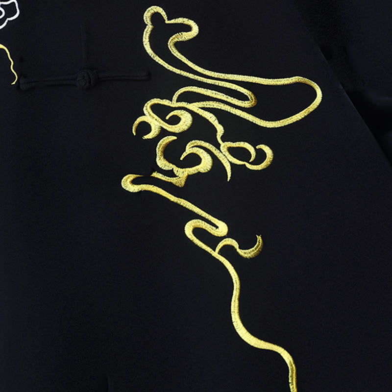 Breathable Cotton Frog-Button Qigong Meditation Suit Set