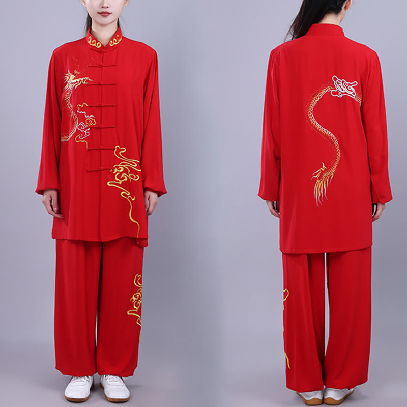 Breathable Cotton Frog-Button Qigong Meditation Suit Set