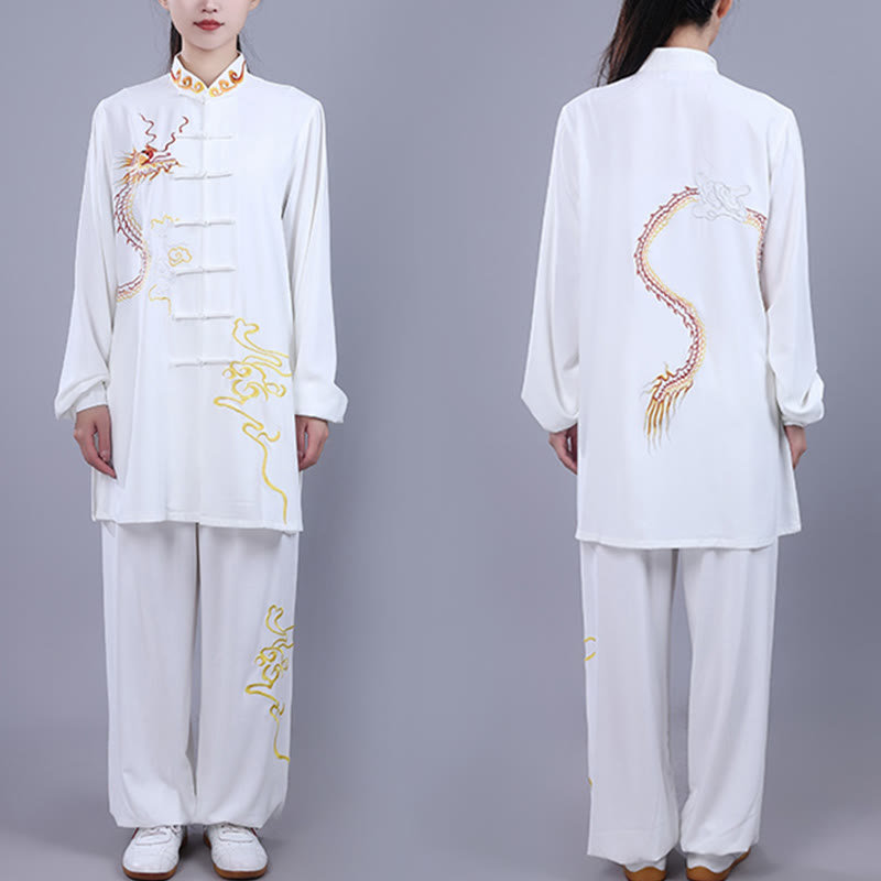 Breathable Cotton Frog-Button Qigong Meditation Suit Set