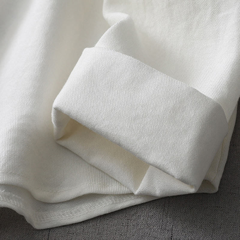Solid Color Button Long Sleeve Women's Shirt