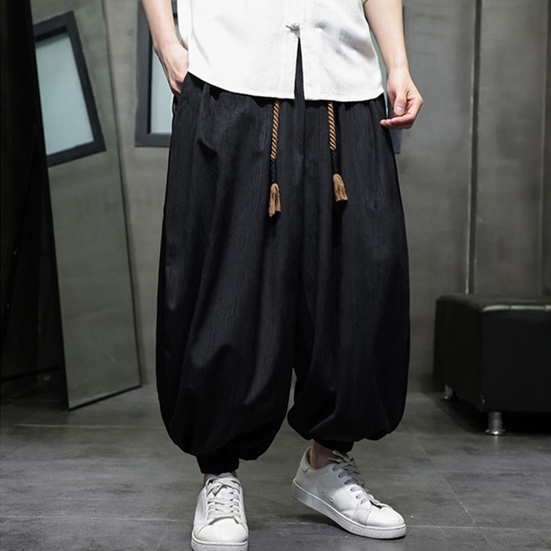 Tactile Corduroy Warm Mindful Men's Harem Pants