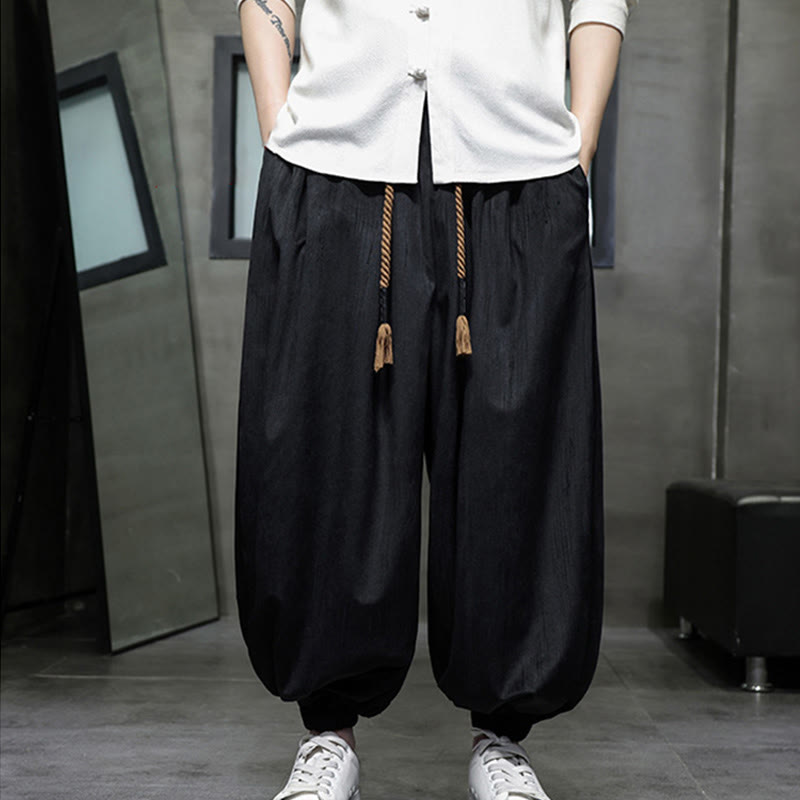 Tactile Corduroy Warm Mindful Men's Harem Pants