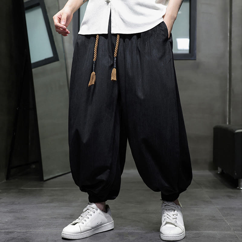 Tactile Corduroy Warm Mindful Men's Harem Pants