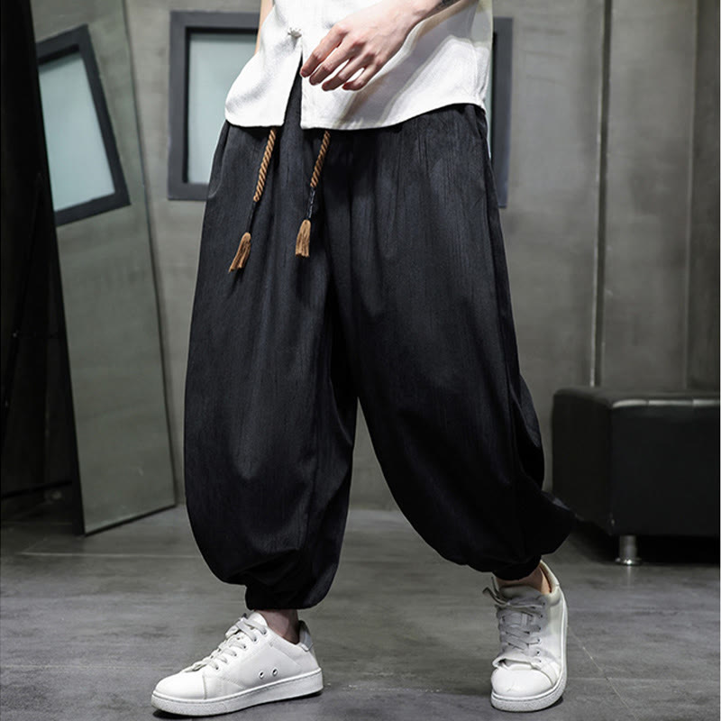Tactile Corduroy Warm Mindful Men's Harem Pants