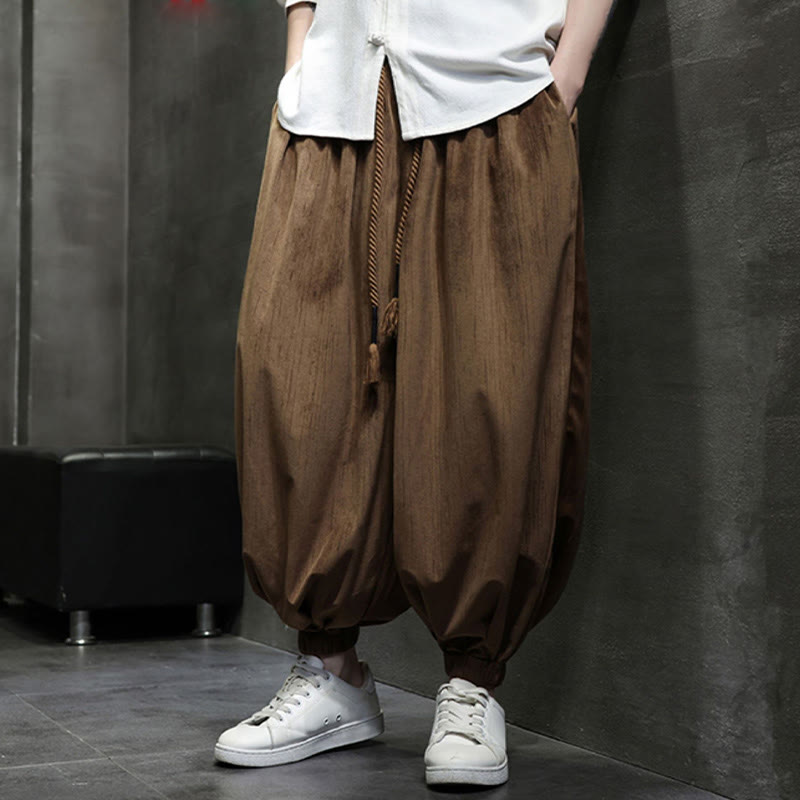 Tactile Corduroy Warm Mindful Men's Harem Pants