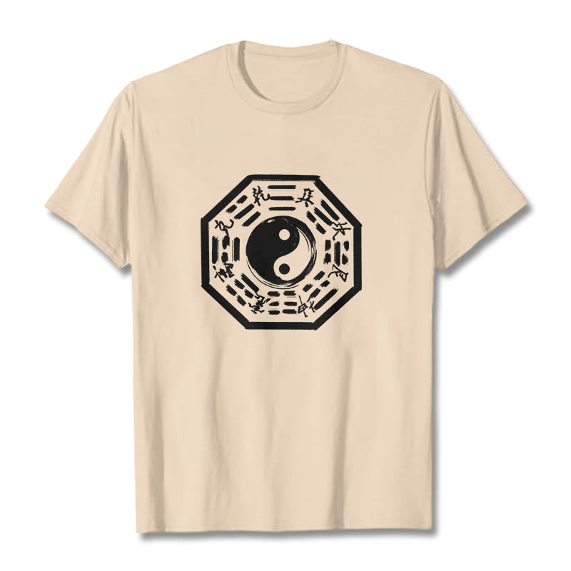 Cotton Bagua Symbol Daily Grounding Tee