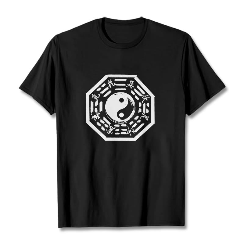 Cotton Bagua Symbol Daily Grounding Tee