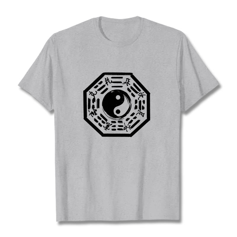 Cotton Bagua Symbol Daily Grounding Tee