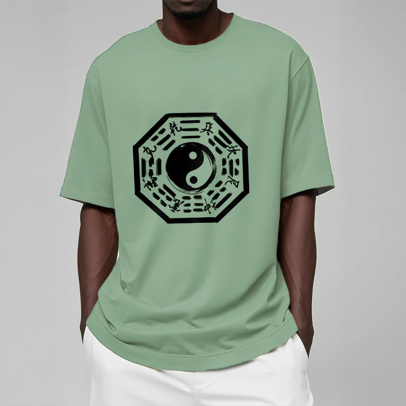 Cotton Bagua Symbol Daily Grounding Tee