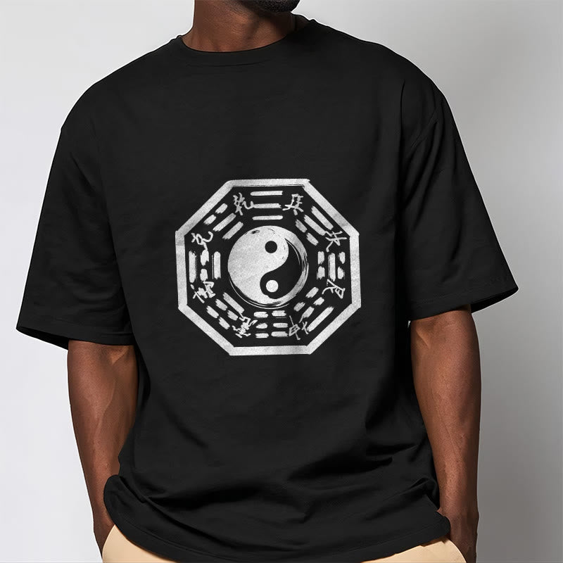 Cotton Bagua Symbol Daily Grounding Tee
