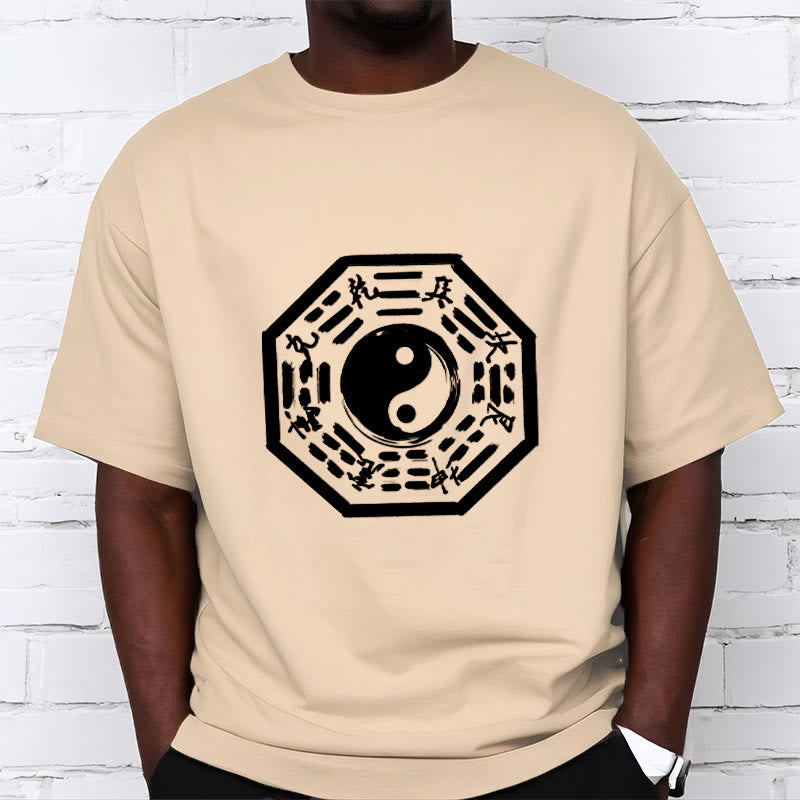 Cotton Bagua Symbol Daily Grounding Tee