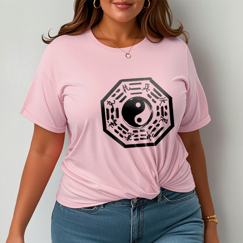 Cotton Bagua Symbol Daily Grounding Tee