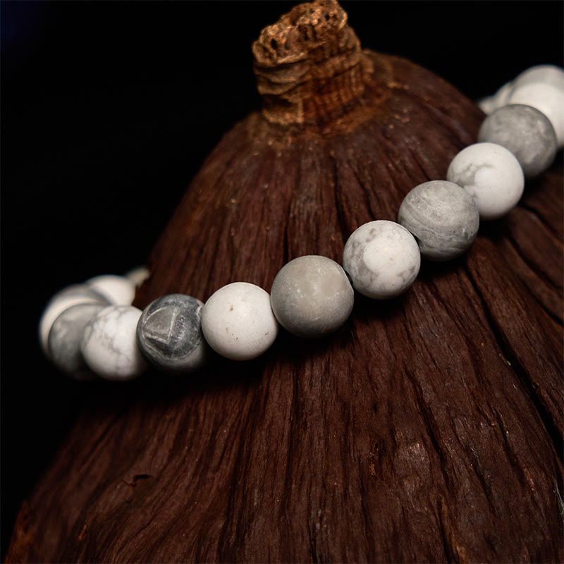 Picasso Jasper White Turquoise Courage Bracelet
