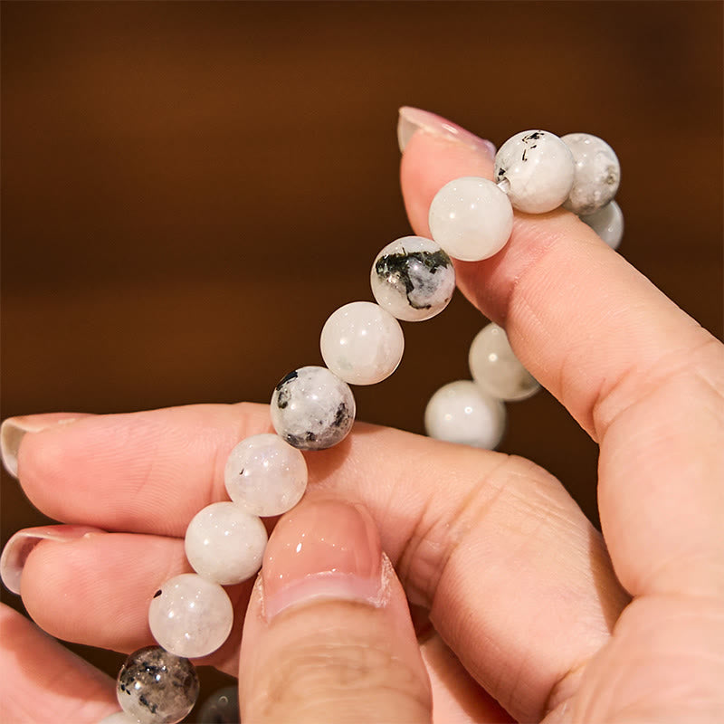 Natural Rainbow Moonstone Luminous Harmony Bracelet