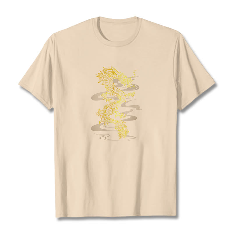 Golden Dragon Cotton Tee T-shirt
